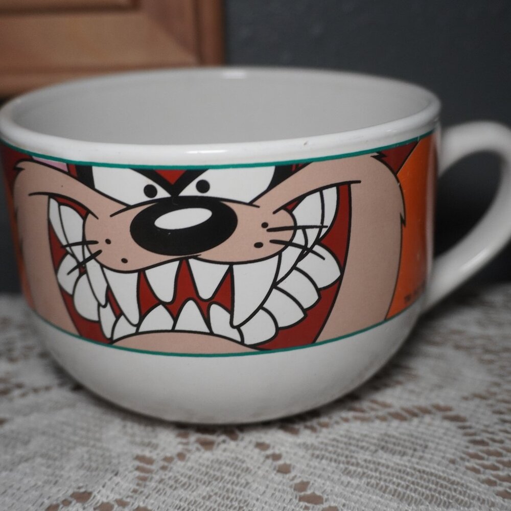 Looney Tunes Gibson Vintage "Taz" Warner Bros Cereal Coffee Mug 6-7 Inch